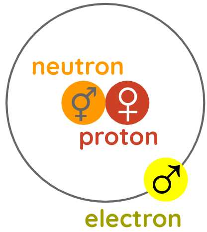Male and Female Polarity Instead of Charges
